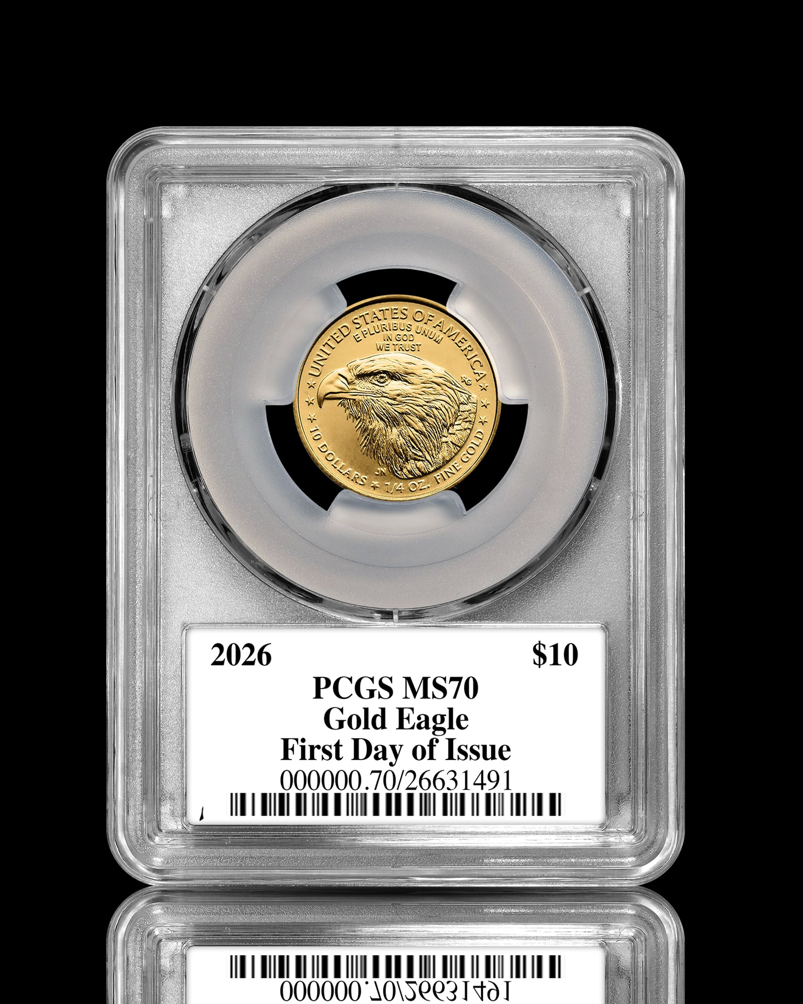 2026 $10 American Gold Eagle | MS70 First Day of Issue | Stephanie Sabin Autographed