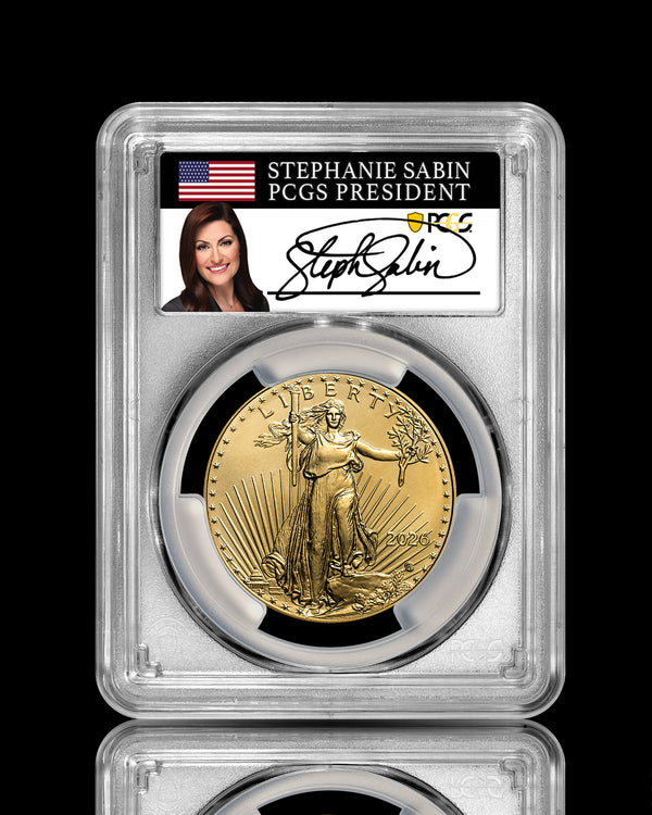 2026 1 oz Gold Eagle MS70