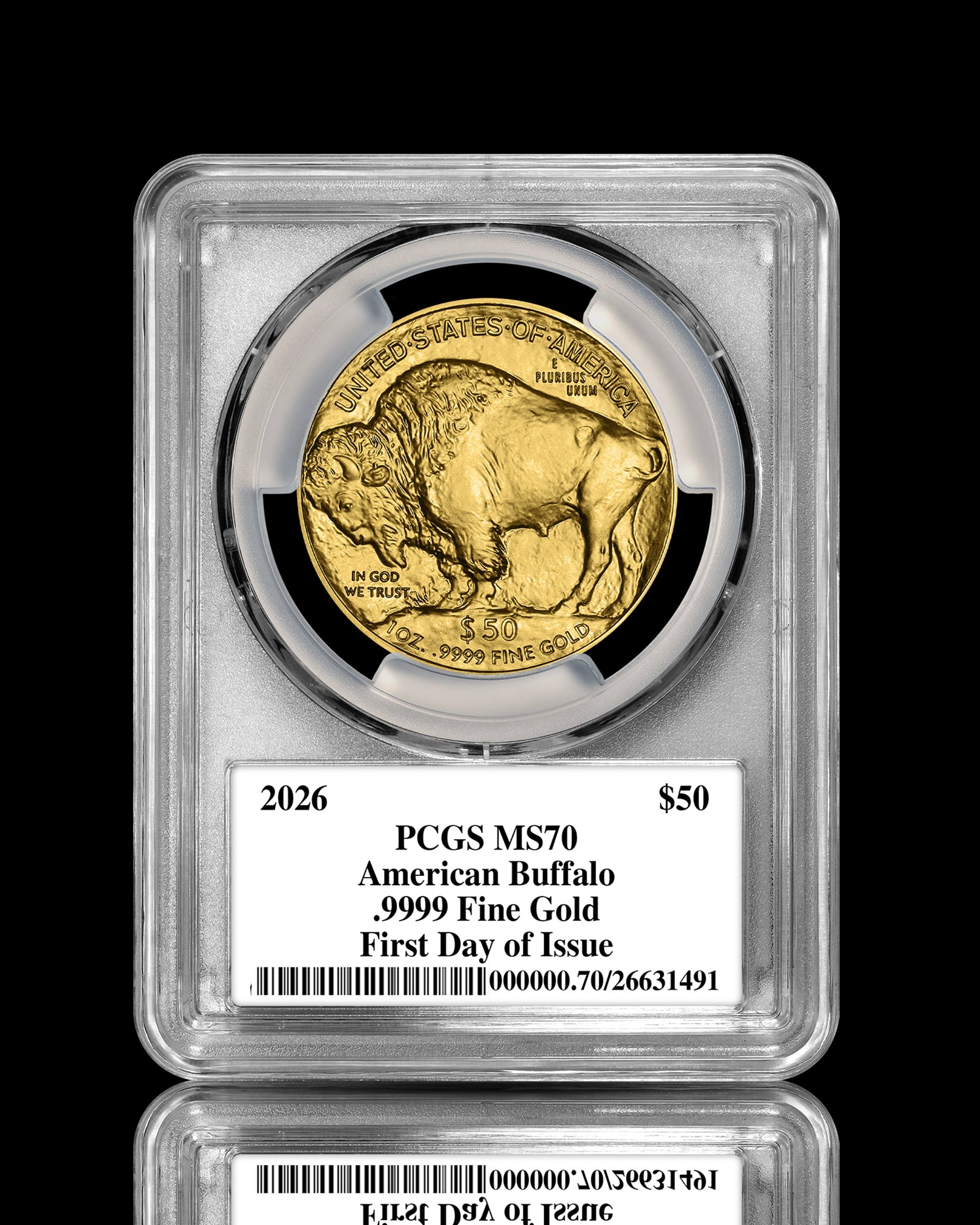 2026 $50 American Gold Buffalo | MS70 First Day of Issue | Stephanie Sabin Autographed
