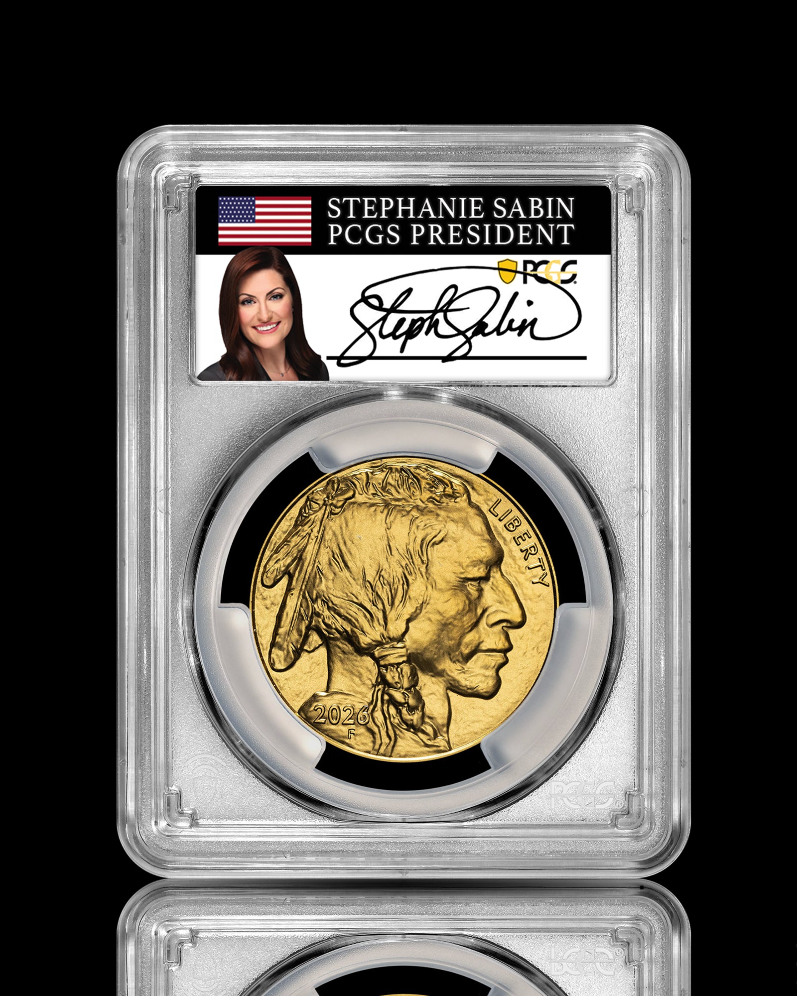 2026 $50 American Gold Buffalo | MS70 First Day of Issue | Stephanie Sabin Autographed