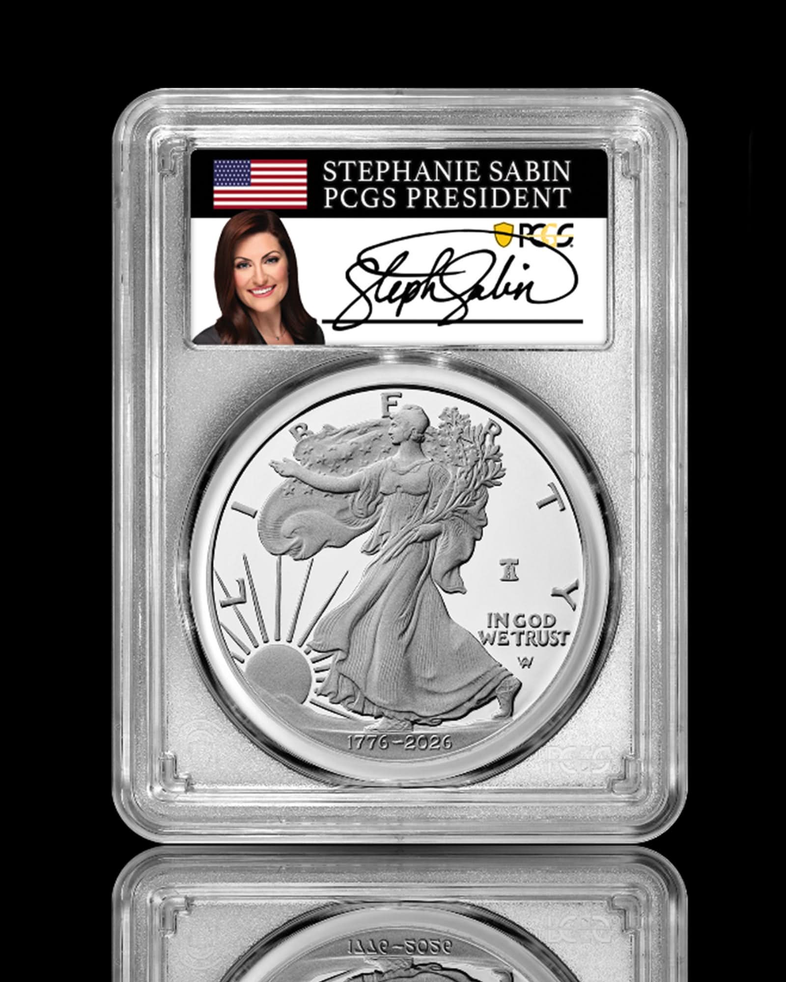 2026-W Proof American Silver Eagle | PCGS PR70 Deep Cameo | 250th Anni