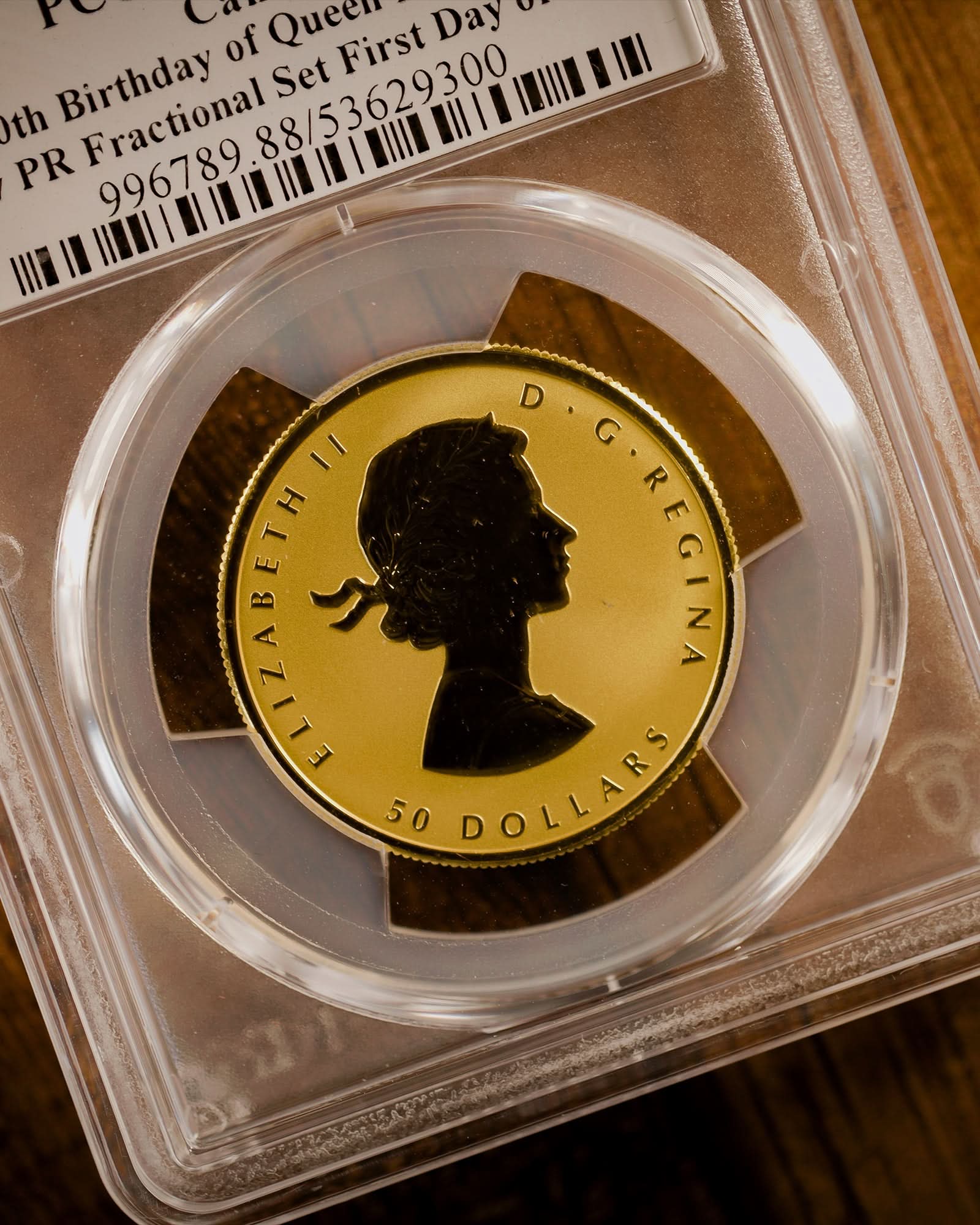 2026 4PC Gold Queen Elizabeth II 100th Birthday Set Reverse Proof | First Day of Issue PCGS Gem Proof | Steven Rosati Autographed