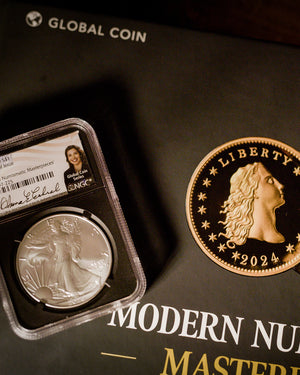 2026 Silver Eagle | NGC MS70 First Day of Issue | Modern Numismatic Masterpieces | Anna Escobedo Cabral Autographed | With Collector's Book