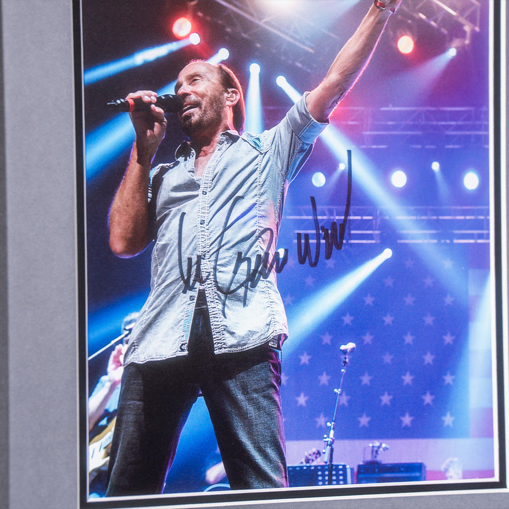 Lee Greenwood Autographed "God Bless The USA" 40th Anniversary Coin Photo Mint