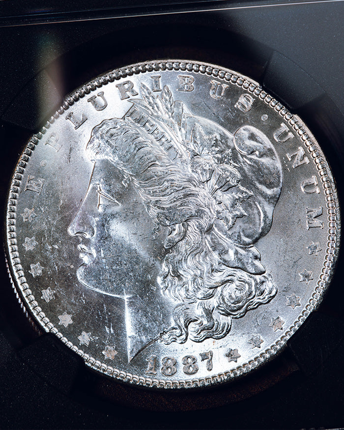 Morgan Dollar "Original Bag Fragment" | NGC Brilliant Uncirculated