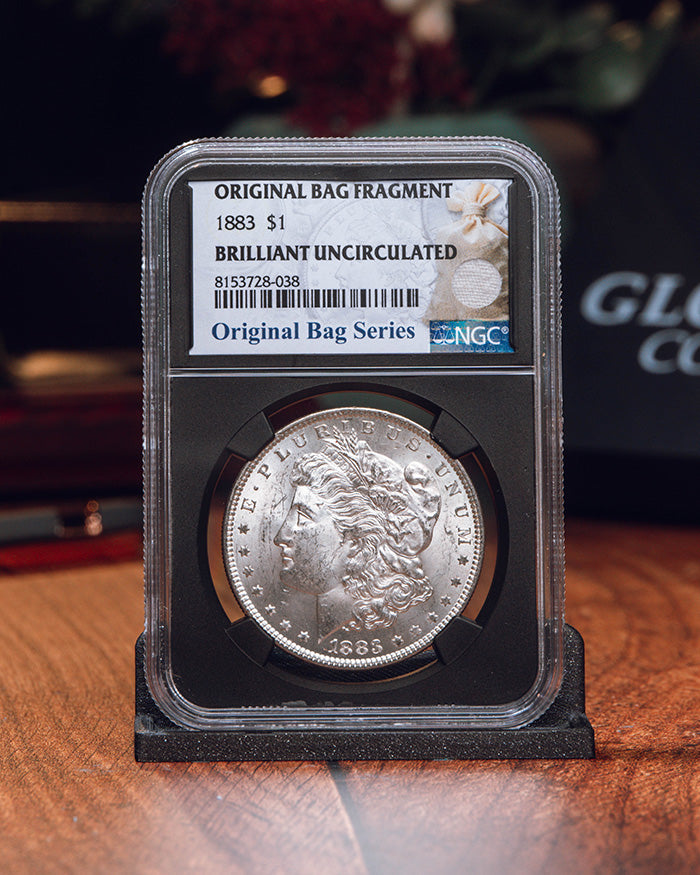 Morgan Dollar "Original Bag Fragment" | NGC Brilliant Uncirculated