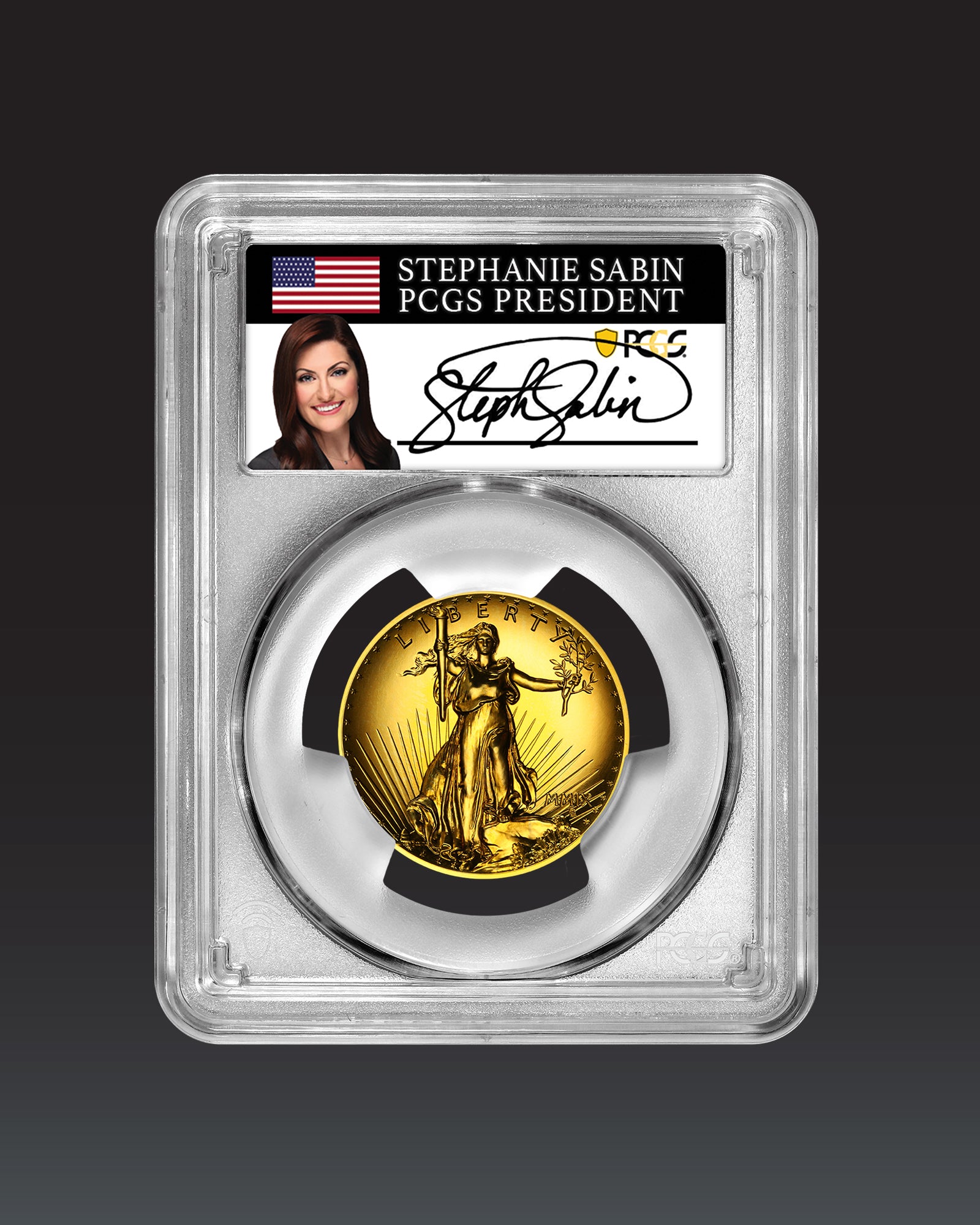 2009 $20 Gold Ultra High Relief | PCGS "Modern Numismatic Masterpieces" MS70 | Stephanie Sabin Autographed