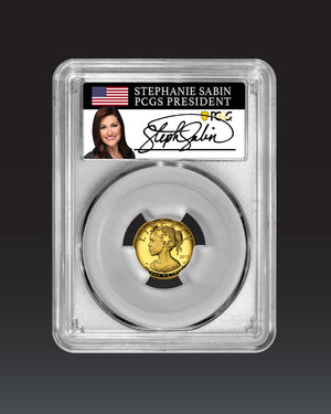 2018 $10 Proof Gold High Relief | PCGS "Modern Numismatic Masterpieces" PR70 | Stephanie Sabin Autographed