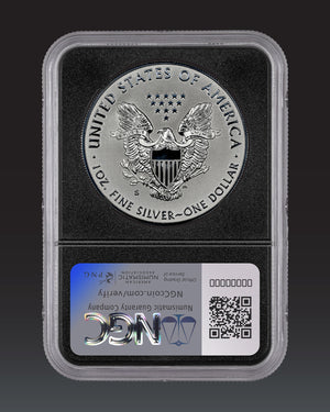 2019 "S" $1 Reverse Proof Silver Eagle | NGC "Modern Numismatic Masterpieces" PF70 | Anna Cabral Autographed