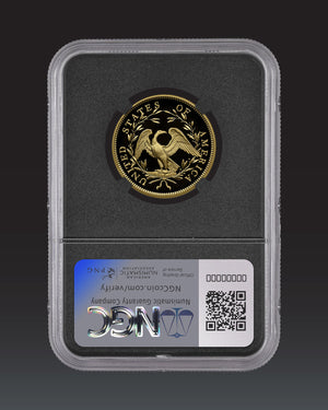 2024 High Relief Flowing Hair Gold "23O ANN" | NGC "Modern Numismatic Masterpieces" PF70 | Anna Cabral Autographed