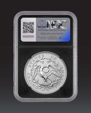 2024 High Relief Flowing Hair Silver "23O ANN" | NGC "Modern Numismatic Masterpieces" MS70 | Anna Cabral Autographed