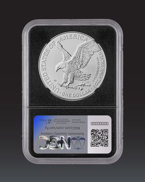 2025 "Eagle Privy" Silver "1 OF 50,000" | NGC "Modern Numismatic Masterpieces" MS70 | Anna Cabral Autographed