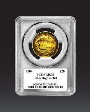 2009 $20 Gold Ultra High Relief | PCGS "Modern Numismatic Masterpieces" MS70 | Stephanie Sabin Autographed