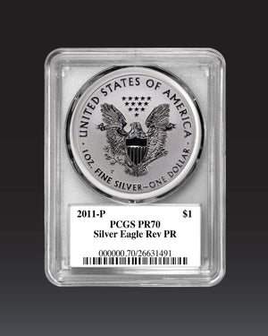 2011 $1 Reverse Proof Silver Eagle | NGC "Modern Numismatic Masterpieces" PF70 | Anna Cabral Autographed