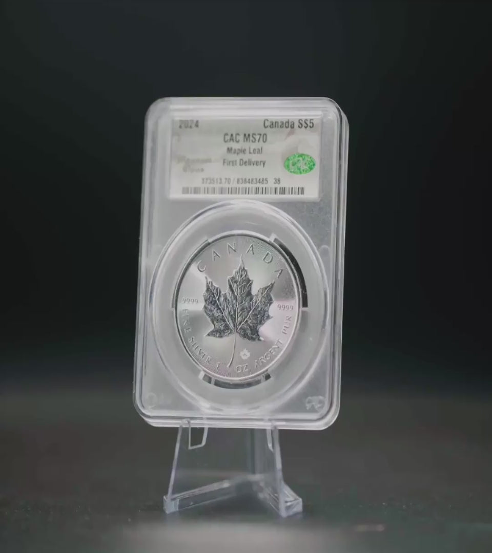 2024 S $5 Maple Leaf Magnum Opus First Delivery CAC MS70