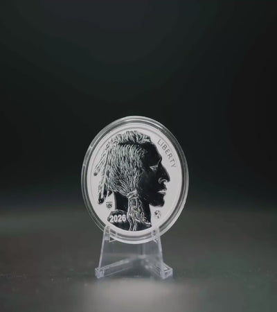 2026 $5 2oz Reverse Proof Buffalo Coin 