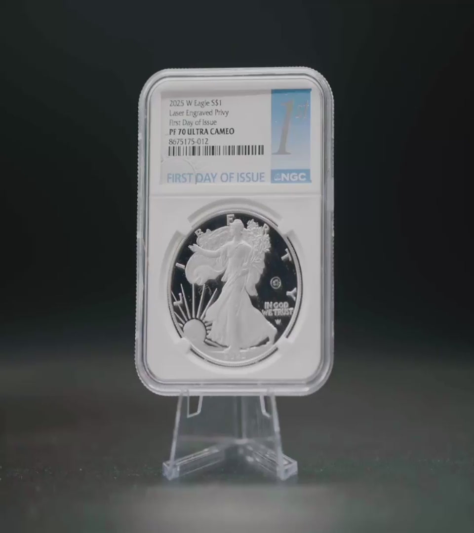 Celebrate 2025-W Silver Eagle PF70 FDOI Edition