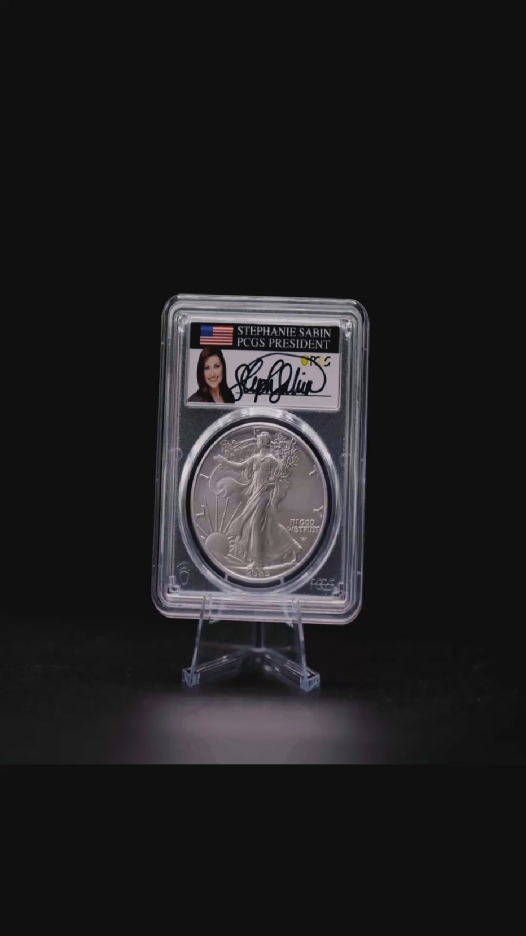 2025 W Burnished Silver Eagle | Advanced Release SP70