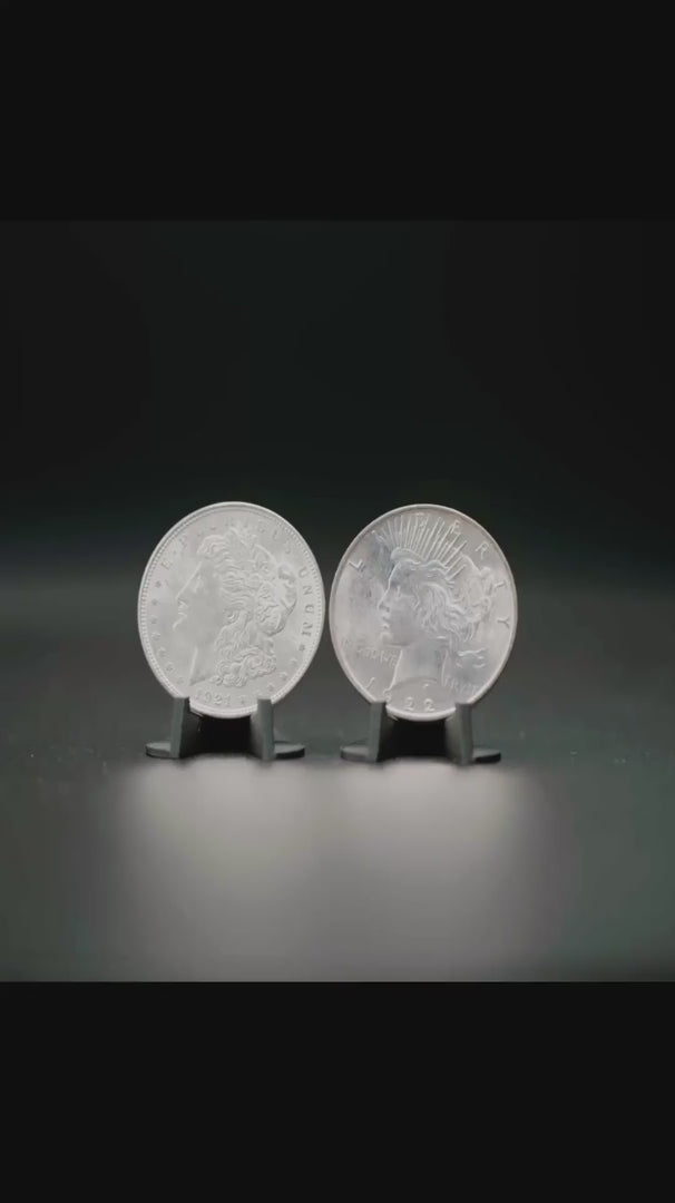 Historic U.S. Morgan & Peace Silver Dollar Set